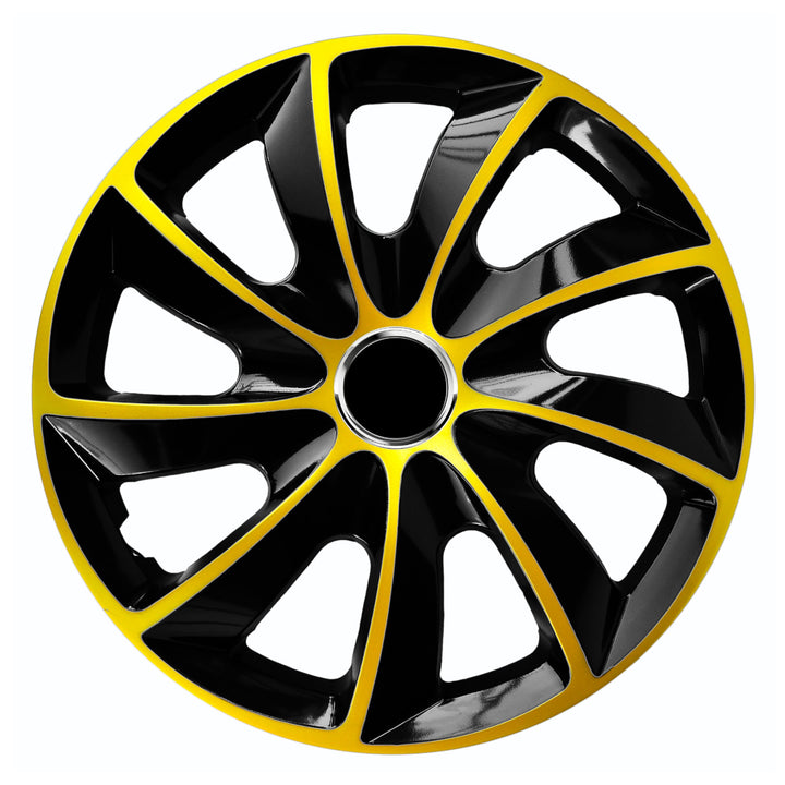 Capac jante universal 17'' NRM Stig Extra negru-auriu 1 buc