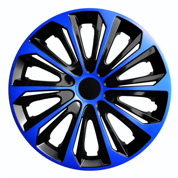 Capac jante universal 16'' NRM Strong Duo negru-albastru 1 buc