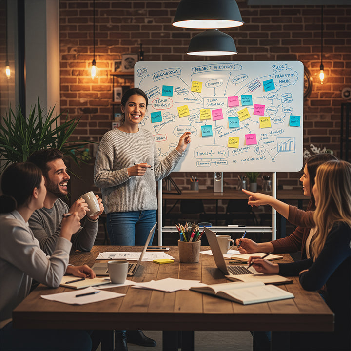 Tablă mobilă Ergo Office cu ștergere uscată, orientare orizontală, albă, cu o singură față, cu raft, dimensiuni tablă 1190x790mm, ER-306