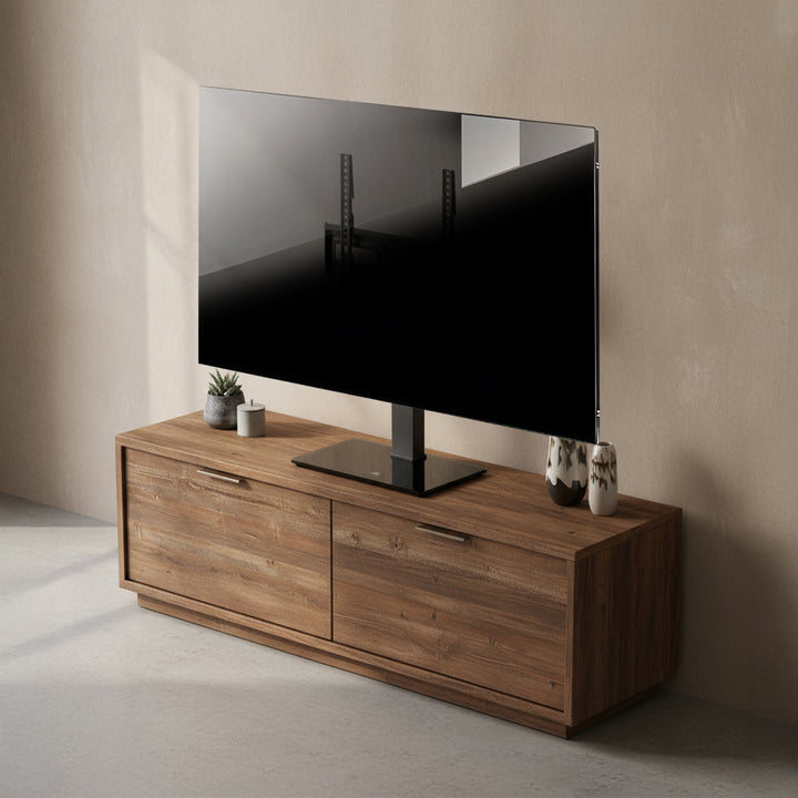 Suport TV universal Maclean, pentru dulap RTV, suport, max. 40kg, max. VESA 400x400, reglare înălțime și unghi, pentru televizoare 32-65", MC-1240