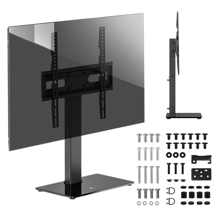 Suport TV universal Maclean, pentru dulap RTV, suport, max. 40kg, max. VESA 400x400, reglare înălțime și unghi, pentru televizoare 32-65", MC-1240