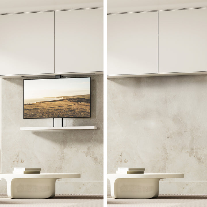 Suport electric pentru tavan și podea, Maclean extensibil, 43''-88''', VESA 600x400, max 60kg, 100-240V AC,50/60Hz
