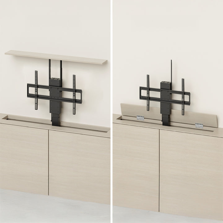 Suport electric pentru tavan și podea, Maclean extensibil, 43''-88''', VESA 600x400, max 60kg, 100-240V AC,50/60Hz