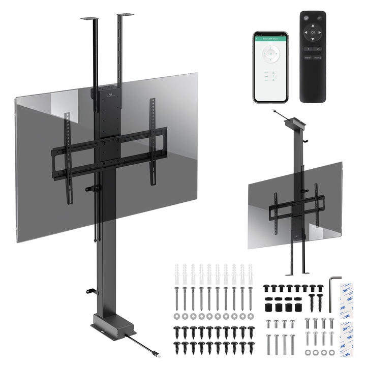 Suport electric pentru tavan și podea, Maclean extensibil, 43''-88''', VESA 600x400, max 60kg, 100-240V AC,50/60Hz