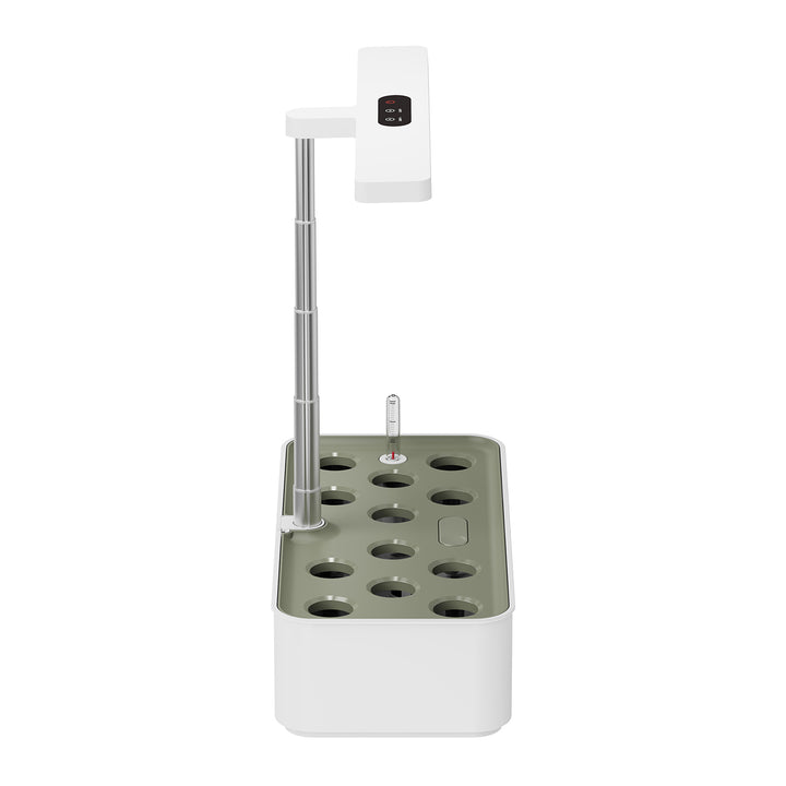 Sistem inteligent de cultivare a plantelor de interior GreenBlue, SMART pot, capacitate 4L, pentru 12 plante, LED-uri cu spectru complet, GB133