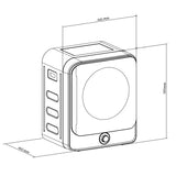 Uscător de rufe electric GreenBlue, încărcare 3 kg, GB415 GR