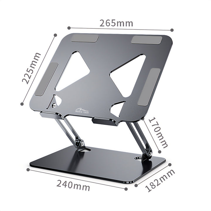 Suport reglabil, ergonomic pentru laptop 10-17 inch LAPTOP STAND Media-Tech MT2661