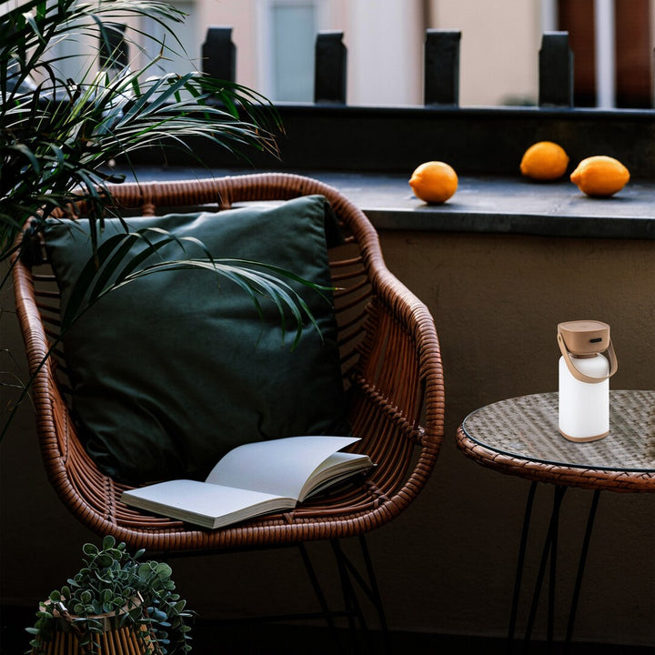 Lampă decorativă exterioara Rabalux Funes, IP44, 3W, maro