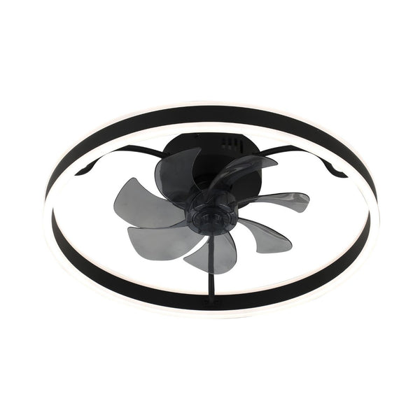Plafoniera Rabalux Fanfy, cu ventilator, 40W, negru