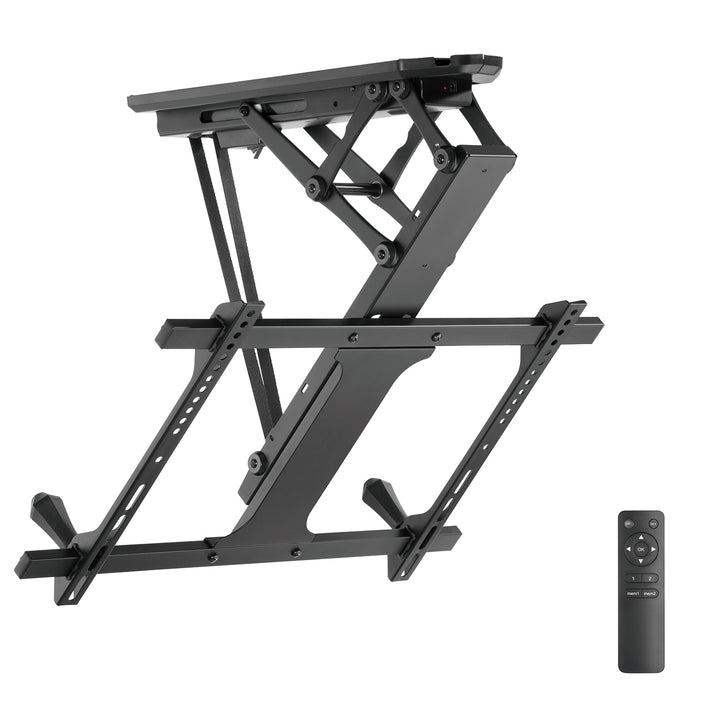 Suport TV electric pentru montare pe tavan Maclean, max VESA 600x400, pentru pereți înclinați, telecomandă, 32"-70", 35kg, MC-880 + Maclean HDMI 2.1a Cable, 3m, 8K HDR, MCTV-442