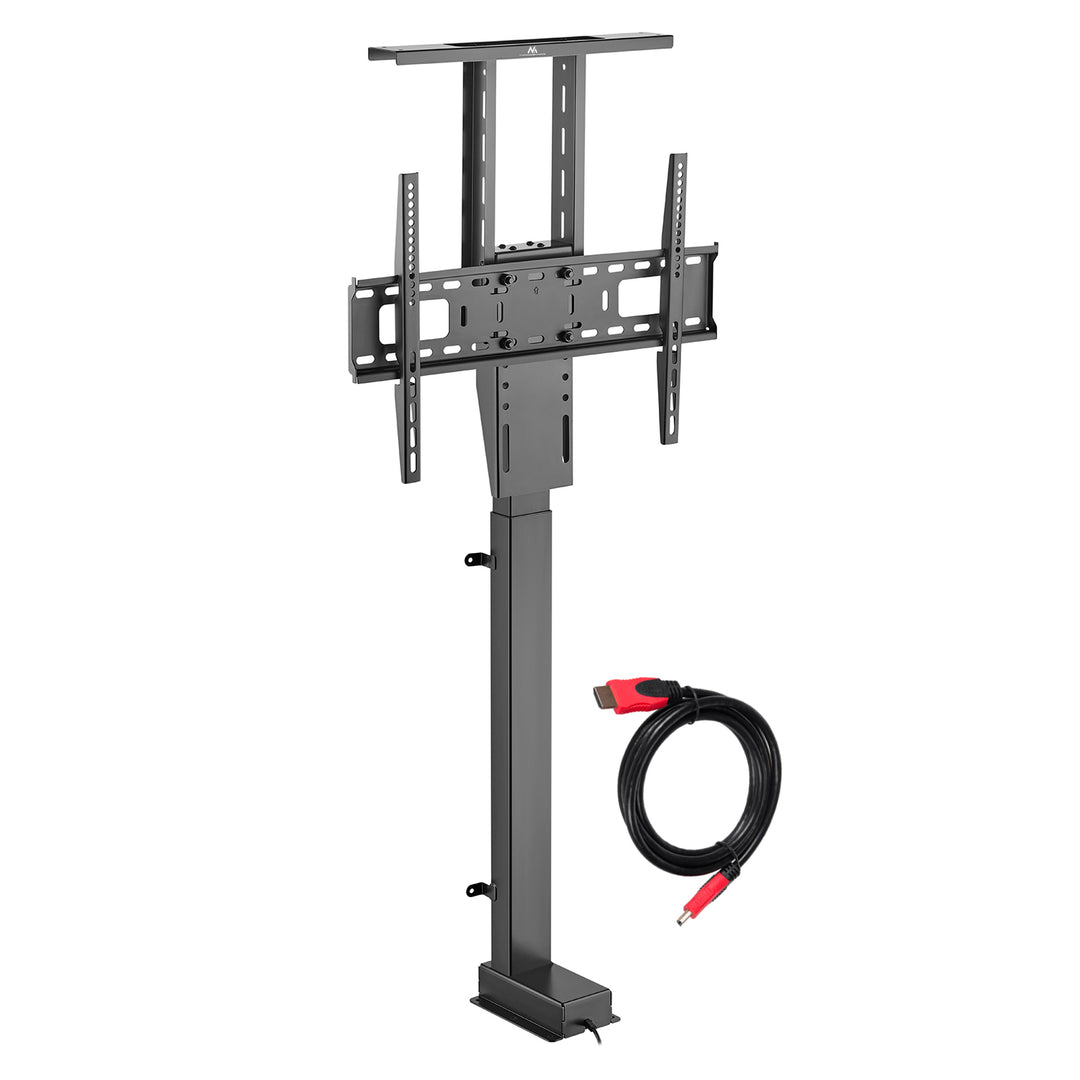 Suport electric extensibil pentru Maclean, TUYA, 37''-80''', VESA 600x400, max 60kg, MC-866T + HDMI 2.0 4K 3D UHD 1.8m CABLE 48 bit