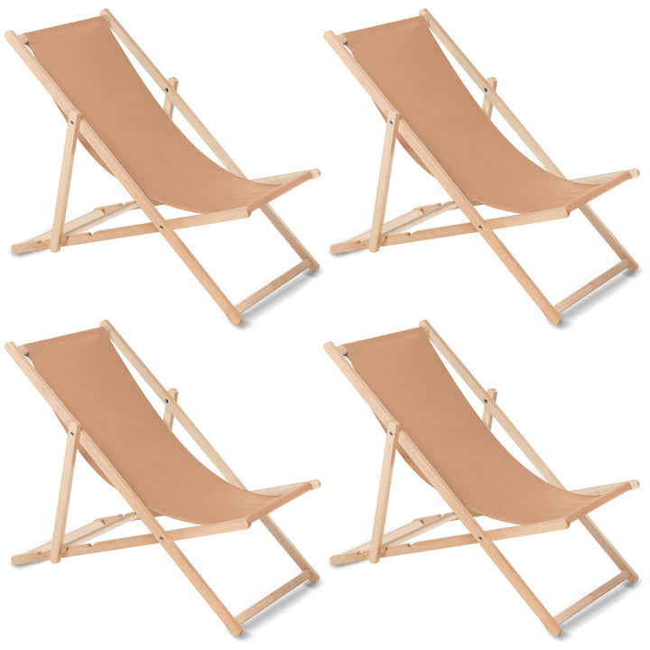 GreenBlue GB183 cappuccino fag șezlong clasic, 4 bucăți