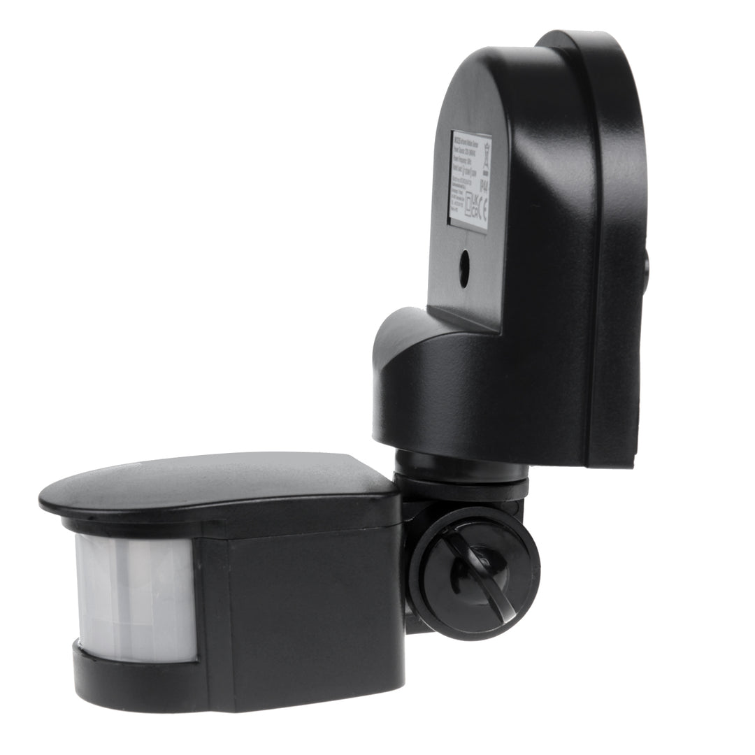 Set 2 detectoare PIR de mișcare, de perete, Maclean MCE25, 180°, max. 1200W, alb și negru