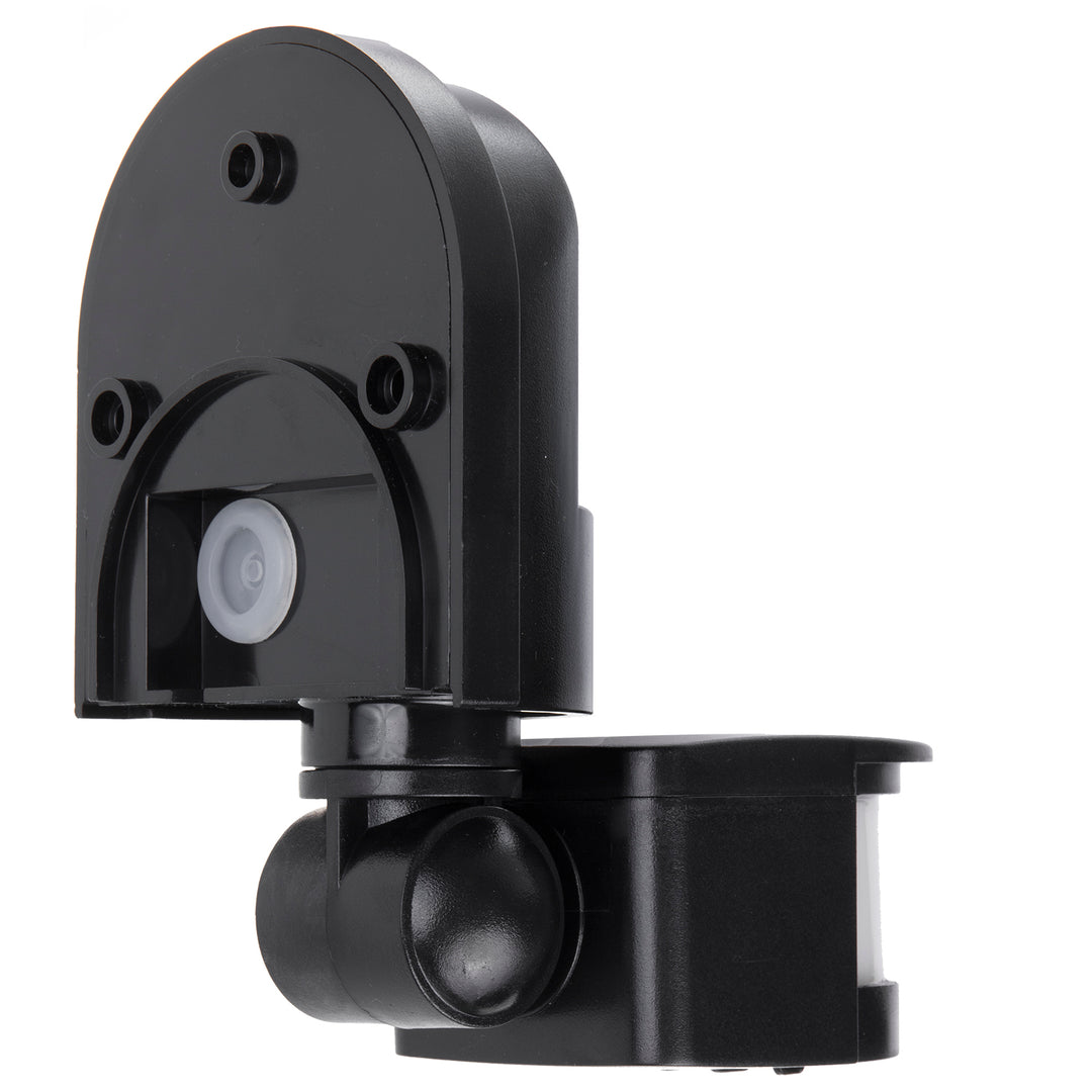 Set 2 detectoare PIR de mișcare, de perete, Maclean MCE25, 180°, max. 1200W, alb și negru