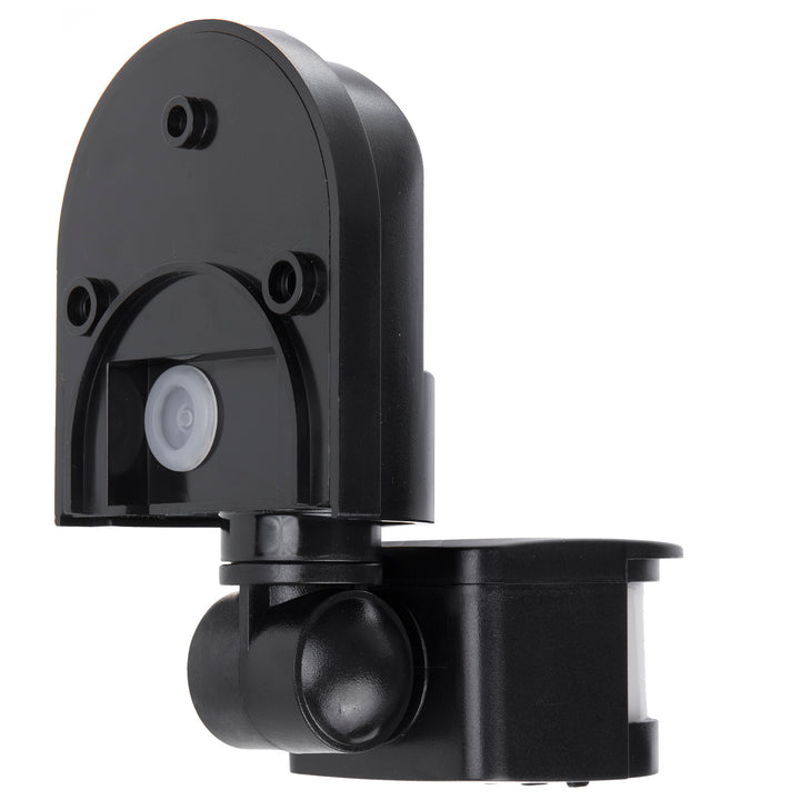 Set 2 detectoare PIR de mișcare, de perete, Maclean MCE25, 180°, max. 1200W, alb și negru