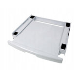 Racord universal pentru mașină de spălat și uscător, raft extensibil, 60 cm, alb, Scanpart