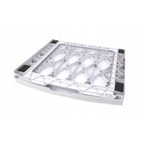 Racord universal pentru mașină de spălat și uscător, raft extensibil, 60 cm, alb, Scanpart