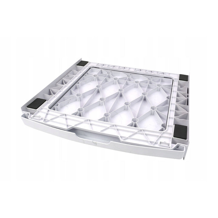 Racord universal pentru mașină de spălat și uscător, raft extensibil, 60 cm, alb, Scanpart