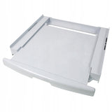 Racord universal pentru mașină de spălat și uscător, raft extensibil, 60 cm, alb, Scanpart