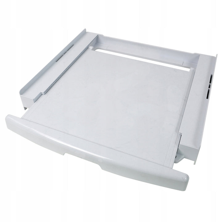 Racord universal pentru mașină de spălat și uscător, raft extensibil, 60 cm, alb, Scanpart