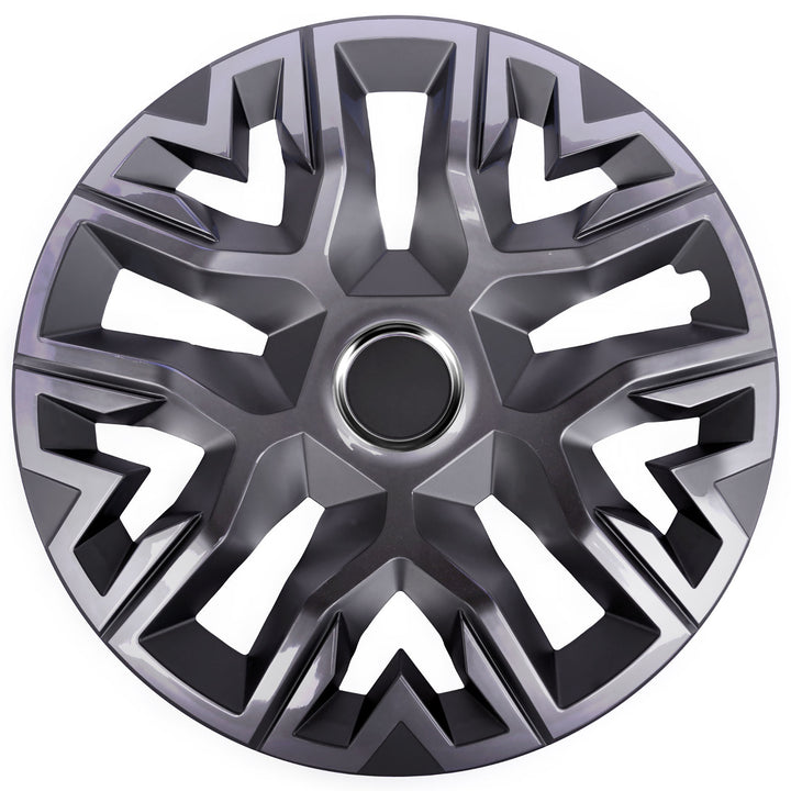 Capace de butuci universale 14'' NRM Perfecto lăcuite grafit 4 bucăți