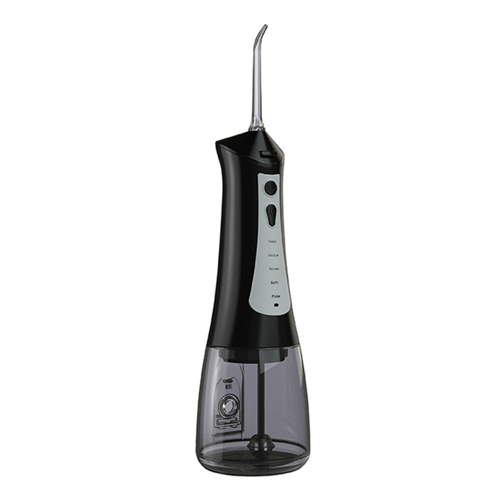 Irigator dentar LAFE, 5 moduri, 6 rezerve, negru, CleanPRO