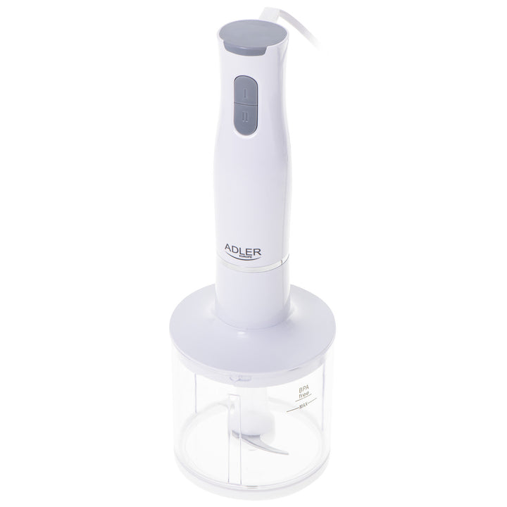 Blender de mână multifuncțional Adler, 2 viteze, alb, 800W, AD 4620