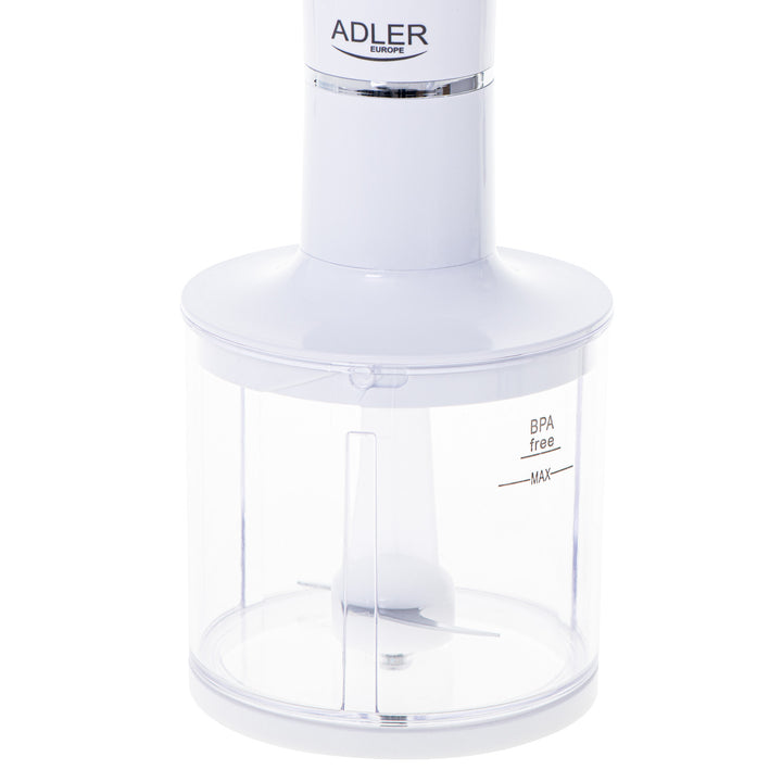Blender de mână multifuncțional Adler, 2 viteze, alb, 800W, AD 4620