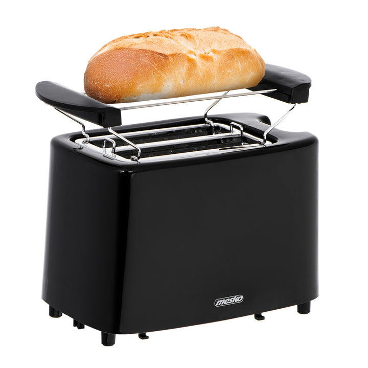 Prajitor de paine Mesko pentru 2 felii, 900W, negru, MS 3220