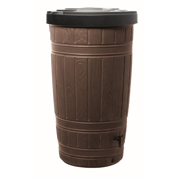 Recipient pentru depozitarea apei de ploaie, capacitate 265l, maro, Woodcan