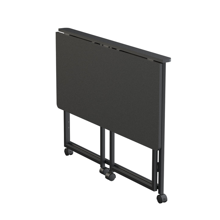 Maclean masă birou pliabilă, negru, mobilă, top 100x50cm, max. 50kg, MC-1250 B