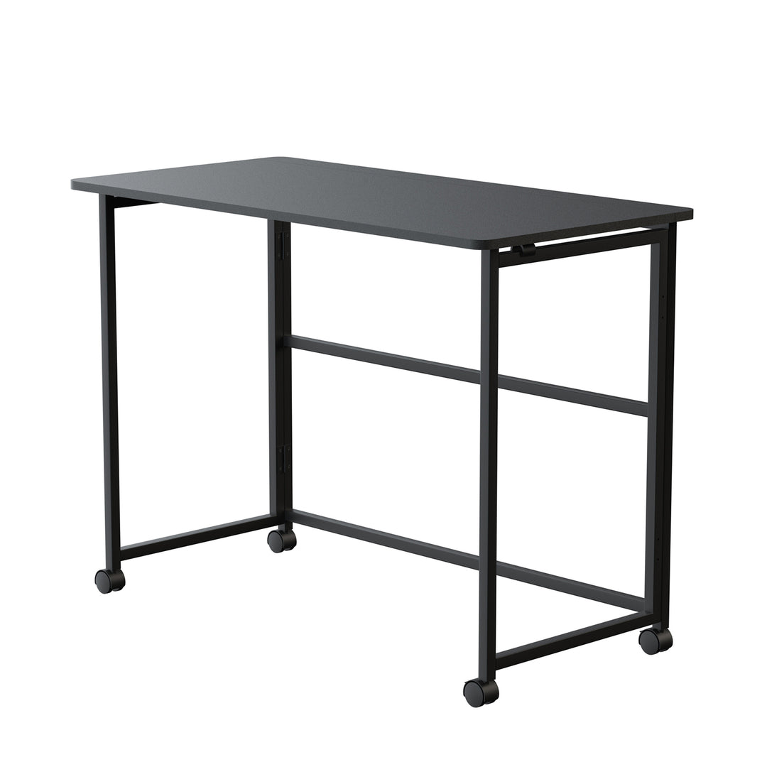 Maclean masă birou pliabilă, negru, mobilă, top 100x50cm, max. 50kg, MC-1250 B