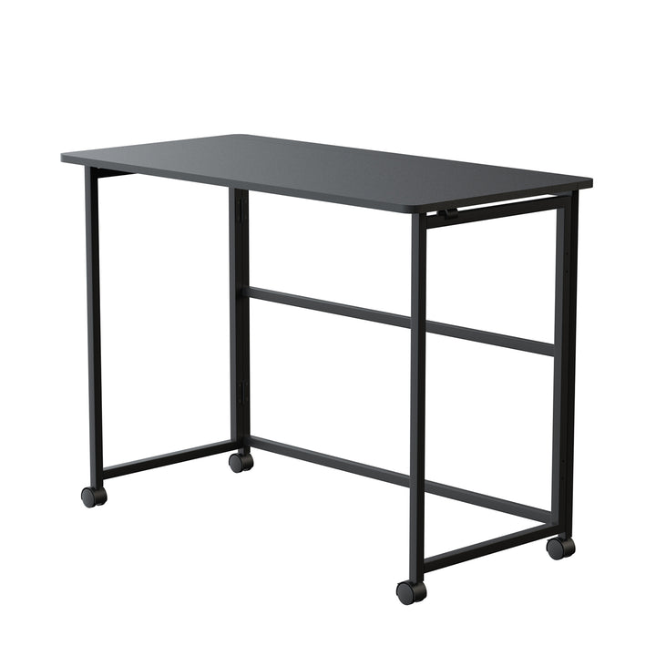 Maclean masă birou pliabilă, negru, mobilă, top 100x50cm, max. 50kg, MC-1250 B