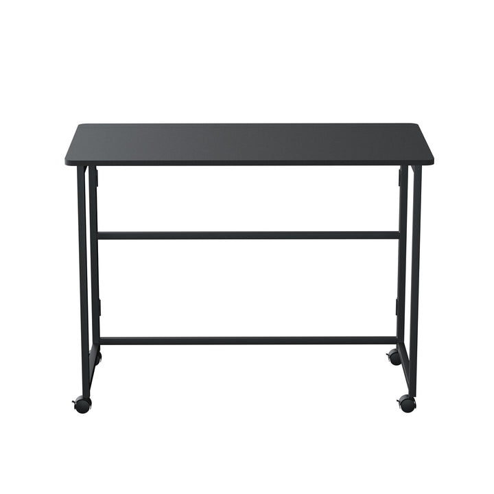 Maclean masă birou pliabilă, negru, mobilă, top 100x50cm, max. 50kg, MC-1250 B