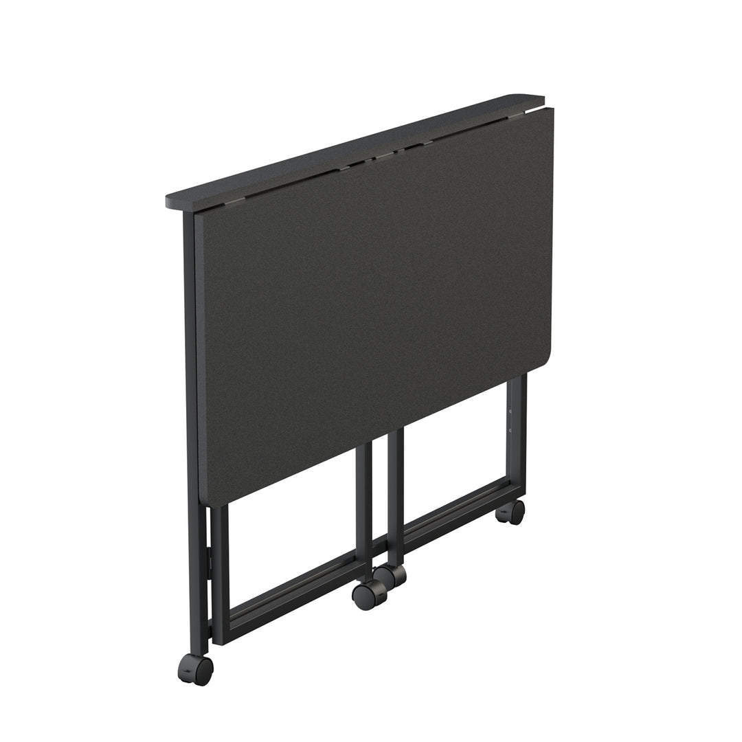 Maclean masă birou pliabilă, negru, mobilă, top 100x50cm, max. 50kg, MC-1250 B