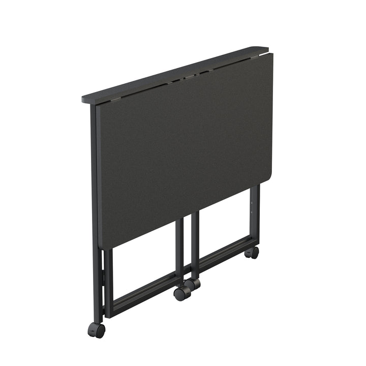 Maclean masă birou pliabilă, negru, mobilă, top 100x50cm, max. 50kg, MC-1250 B