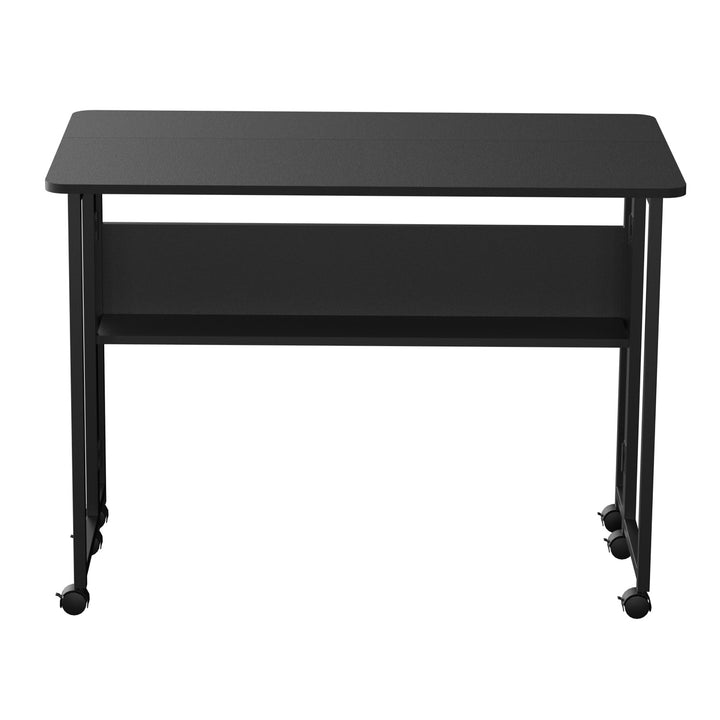 Maclean masă birou pliabilă, negru, mobilă, top 100x58cm, max. 50kg, MC-126 B