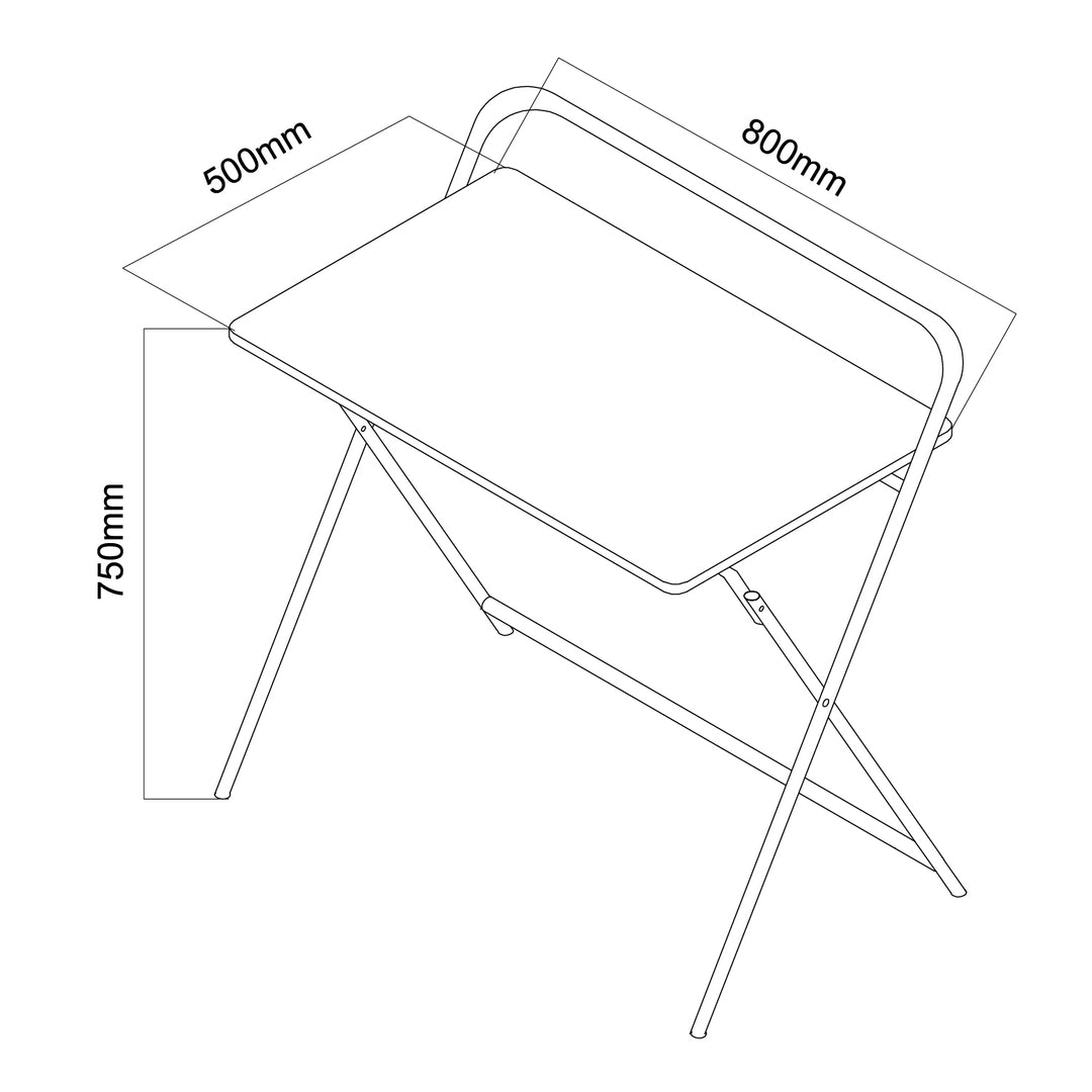 Maclean birou multifuncțional pentru laptop, negru, top 50x80cm, 50kg max., MC-127 B