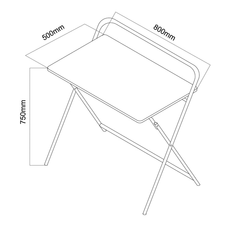 Maclean birou multifuncțional pentru laptop, negru, top 50x80cm, 50kg max., MC-127 B