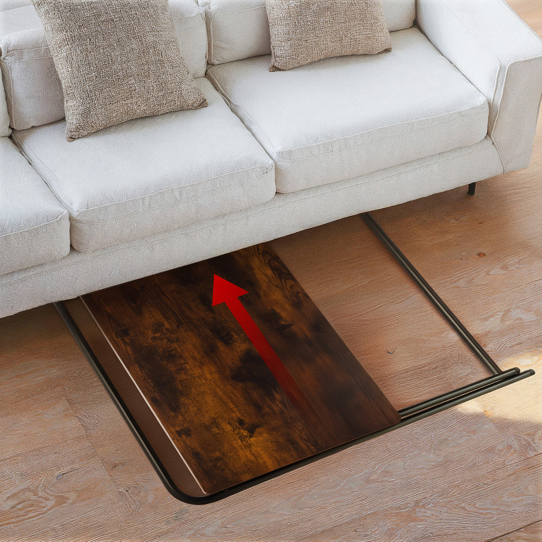 Maclean birou multifuncțional pentru laptop, negru, top 50x80cm, 50kg max., MC-127 B