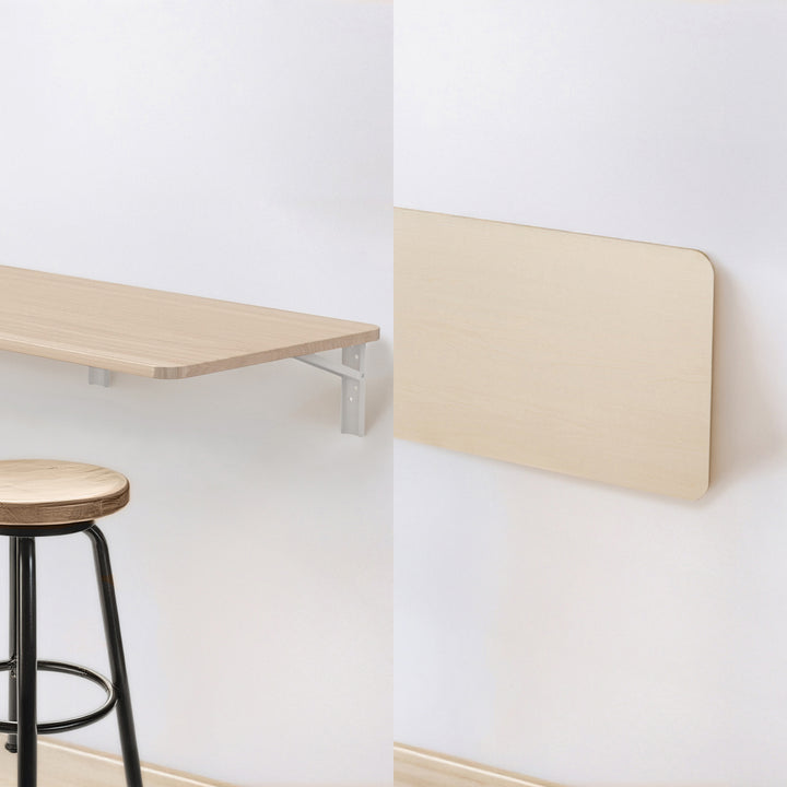 Maclean Etajeră / masă pliabilă, culoare lemn deschis, 100x40cm, max. 50 kg, MC-128 WD