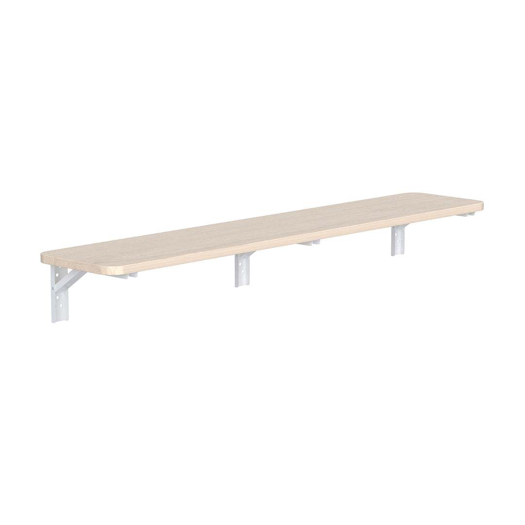 Raft pliabil/top Maclean, culoare lemn deschis, 100x20 cm, max.50 kg, MC-129 WD