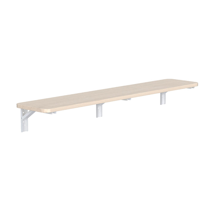 Raft pliabil/top Maclean, culoare lemn deschis, 100x20 cm, max.50 kg, MC-129 WD