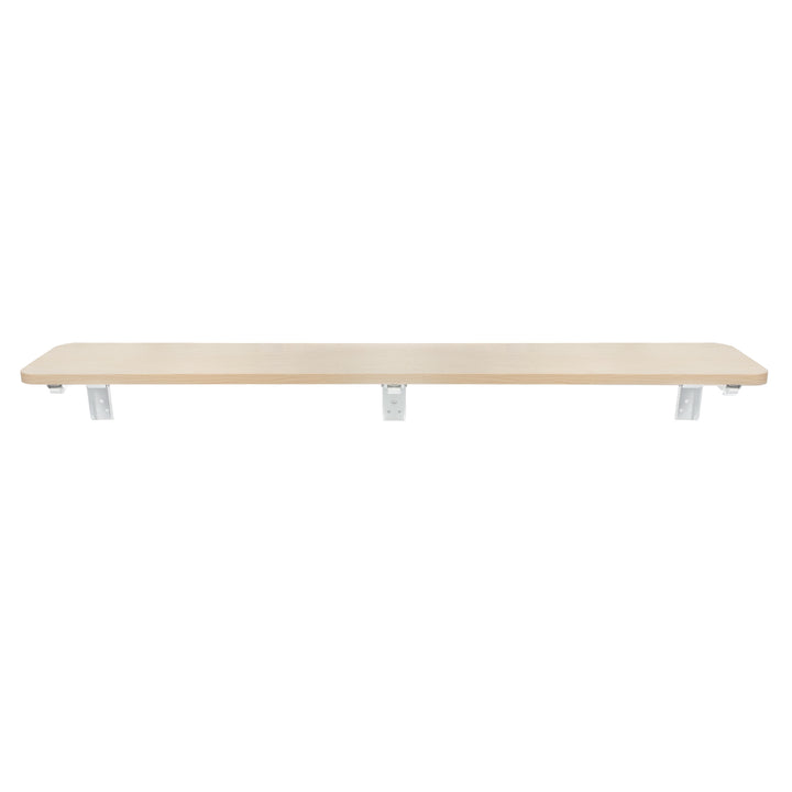 Raft pliabil/top Maclean, culoare lemn deschis, 100x20 cm, max.50 kg, MC-129 WD