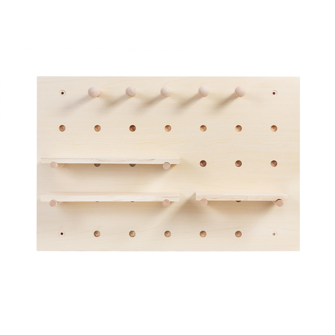 Organizator din lemn pentru tablă albă Maclean, culoarea lemnului deschis, 40x60 cm, max. 20 kg, MC-130 WD