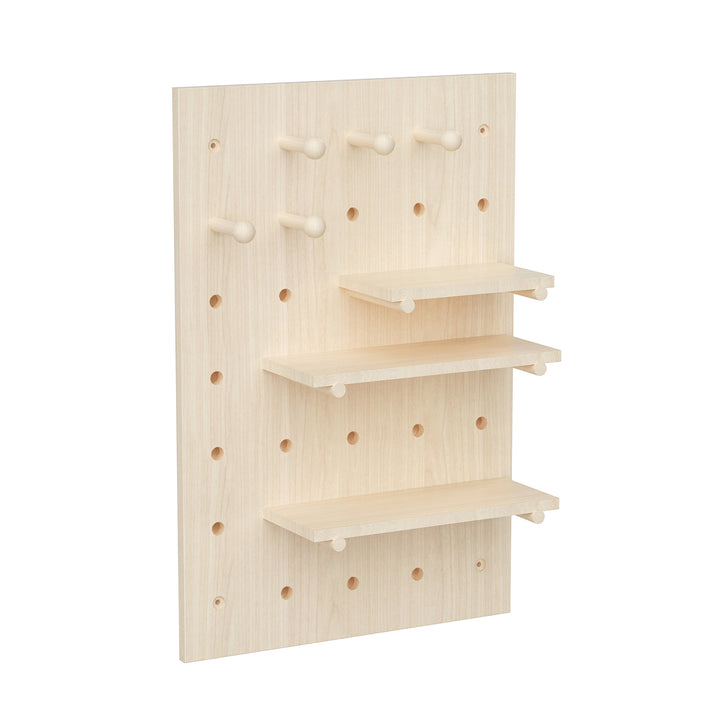Organizator din lemn pentru tablă albă Maclean, culoarea lemnului deschis, 40x60 cm, max. 20 kg, MC-130 WD