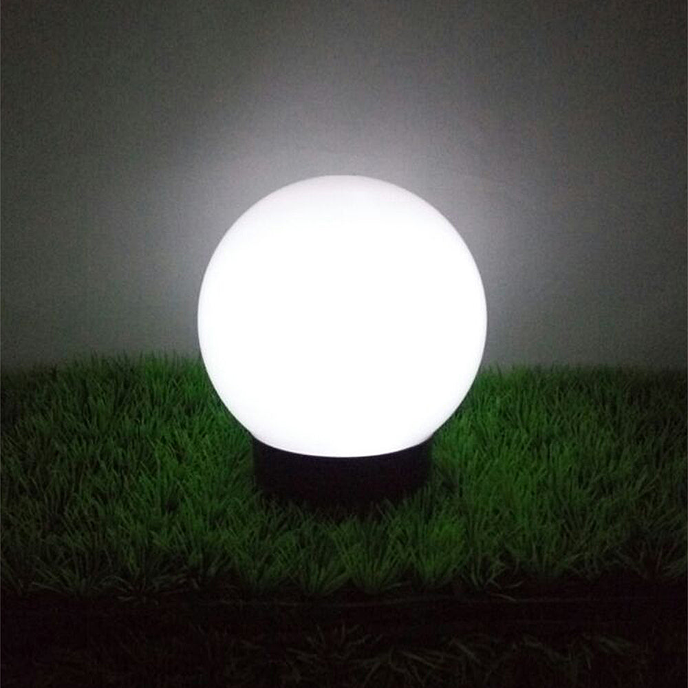 Lampă solară GreenBlue, de sine stătătoare, grădină, sferă 25x25x58cm, LED alb, GB166, 4 bucăți