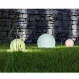 Lampă solară GreenBlue, de sine stătătoare, grădină, sferă 25x25x58cm, RGB LED, GB165, 4 bucăți