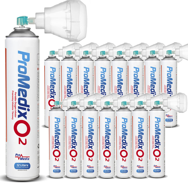 Inhalator portabil cu 99,4% oxigen conservat Promedix 12L, PR-994, 16 unități