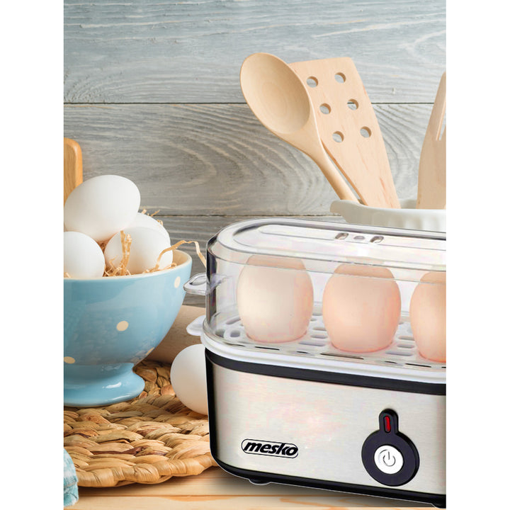 Fierbător de ouă Mesko MS 4485 pentru 1-3 ouă, 350W, cu înțepător, priză UK